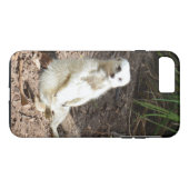 野生のモデル：カメラ用の白いメルカットのポーズ Case-Mate iPhoneケース (裏面(横))