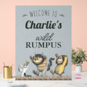 野生のモノがある場所 – 誕生日へようこそ アクリルサイン (ウェディング)