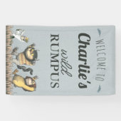 野生のモノがある場所 – 誕生日へようこそ 横断幕 (横)