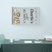 野生のモノがある場所 – 誕生日へようこそ 横断幕 (トレードショー)