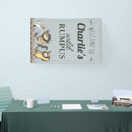 野生のモノがある場所 – 誕生日へようこそ 横断幕 (トレードショー)