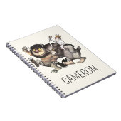 野生のモンスターたち | お名前を追加 ノートブック (右側)