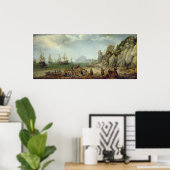 野生のヤギの狩りは、海岸で， 1620 ポスター (ホームオフィス)