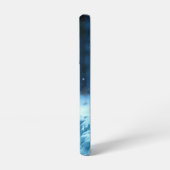 野生のユキヒョウ歩く霜に魅了された森 SAMSUNG GALAXYケース (左側面)