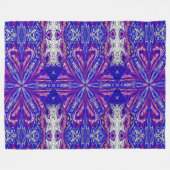 野生のユリ10 フリースブランケット (正面(横))