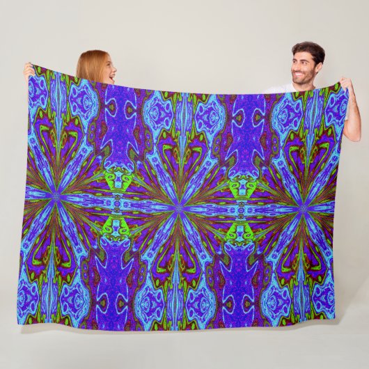 野生のユリ1 フリースブランケット (インサイチュ)