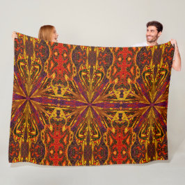 野生のユリ4 フリースブランケット