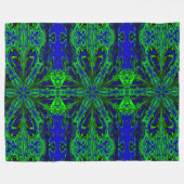 野生のユリ5 フリースブランケット (正面(横))