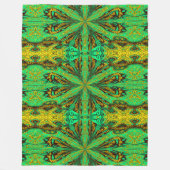 野生のユリ8 フリースブランケット (正面)