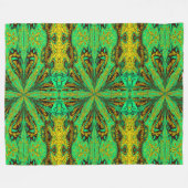 野生のユリ8 フリースブランケット (正面(横))