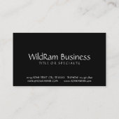 野生のラム 名刺 (裏面)