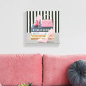 野生のリンゴ |オートクチュールストライプ – シューズ&バッグ キャンバスプリント (インサイチュ (リビング))