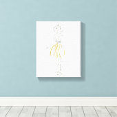 野生のリンゴ |スタイルことわざ – シックなドレス キャンバスプリント (インサイチュ (ウッドフロア))