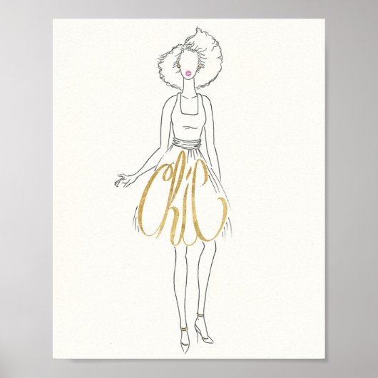 野生のリンゴ |スタイルことわざ – シックなドレス ポスター (正面)