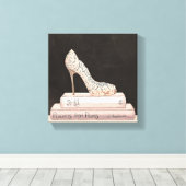 野生のリンゴ |ハイエレガントヒールファッション キャンバスプリント (インサイチュ (ウッドフロア))