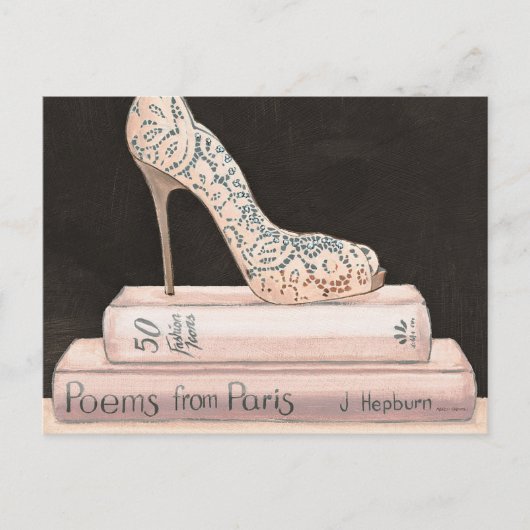 野生のリンゴ |ハイエレガントヒールファッション ポストカード (正面)