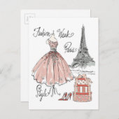 野生のリンゴ |パリファッションウィークスタイル ポストカード (正面/裏面)