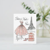 野生のリンゴ |パリファッションウィークスタイル ポストカード (スタンド正面)