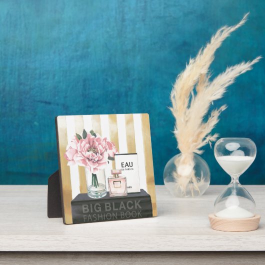 野生のリンゴ |ビッグファッションブック – ストライプの フォトプラーク (インサイチュ)