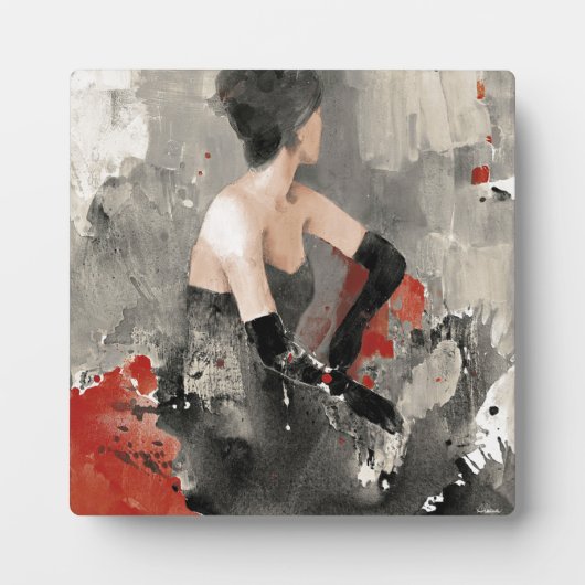 野生のリンゴ |ヴィンテージ水彩女性 フォトプラーク (正面)