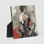 野生のリンゴ |ヴィンテージ水彩女性 フォトプラーク (正面)