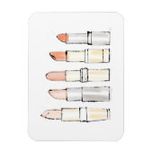 野生のリンゴ |口紅カラフルスモダンスケッチ マグネット (縦)