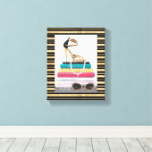 野生のリンゴ | Ooh La - Glamorous Stiletto キャンバスプリント (インサイチュ (ウッドフロア))