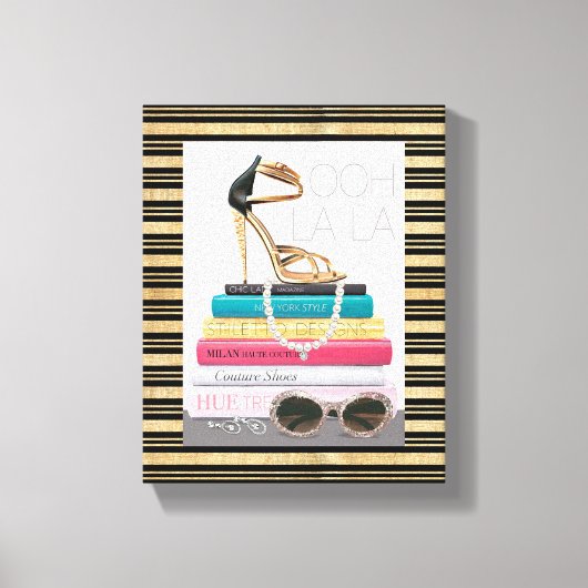 野生のリンゴ | Ooh La - Glamorous Stiletto キャンバスプリント (正面)