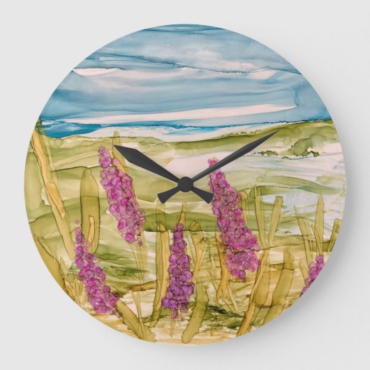 野生のルパン  ラージ壁時計 (正面)