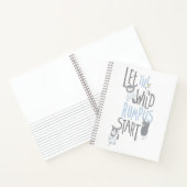 野生のルンプスを開始 – 青 ノートブック (内部)