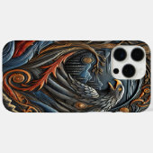 野生のワシからインスパイアされたアートワーク Case-Mate iPhoneケース (裏面 (横))
