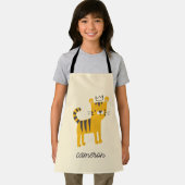 野生のワンタイガー猫 エプロン (インサイチュ)