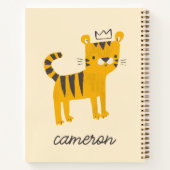 野生のワンタイガー猫 ノートブック (裏面)