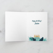 野生のワンブルーモンスタートロピカルジャングル カード (内部)