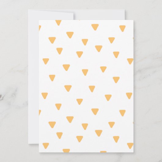 野生の一森林動物初の誕生日招待 招待状 (裏面)