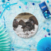 野生の七面鳥たちの物 ペーパープレート (パーティー)