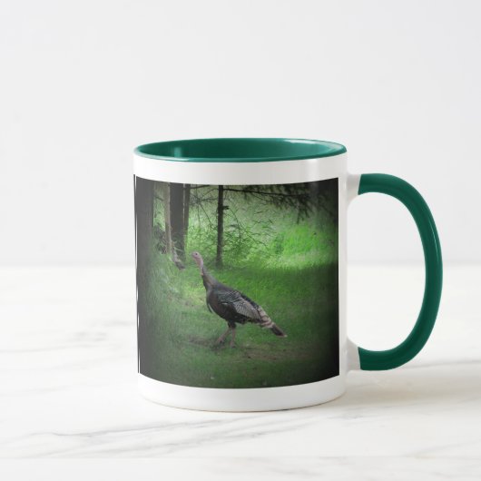 野生の七面鳥とコーヒー マグカップ (右)