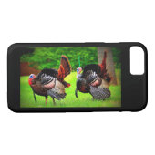 野生の七面鳥によって飾られる電話箱 Case-Mate iPhoneケース (裏面(横))