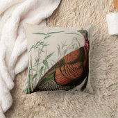 野生の七面鳥のアメリカオードボンプリント クッション (ブランケット)