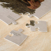 野生の七面鳥のアメリカオードボンプリント ジグソーパズル (側面)