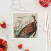 野生の七面鳥のアメリカオードボンプリント スタンダードカクテルナプキン (インサイチュ)