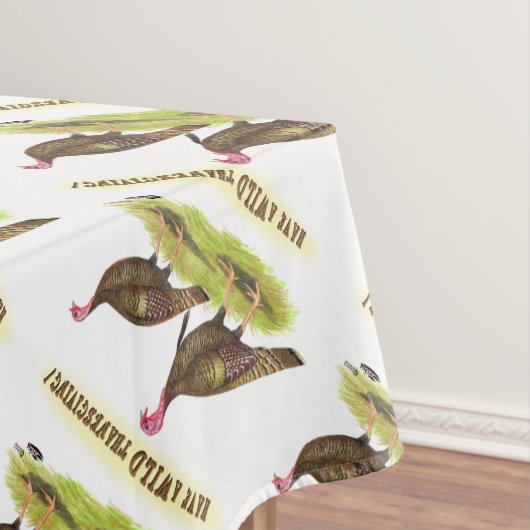 野生の七面鳥の感謝祭 テーブルクロス (インサイチュ)
