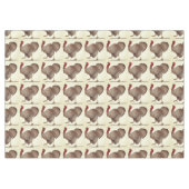 野生の七面鳥の感謝祭 テーブルクロス (正面(横))