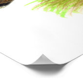 野生の七面鳥の感謝祭 ポスター (角)