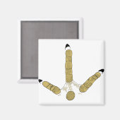 野生の七面鳥トラック マグネット (正面/裏面)