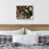 野生の七面鳥 キャンバスプリント (インサイチュ (寝室))