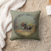 野生の七面鳥 クッション (ブランケット)