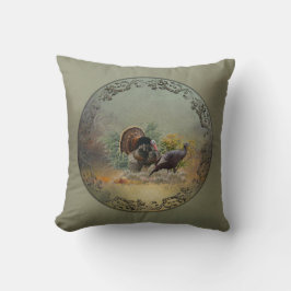 野生の七面鳥 クッション