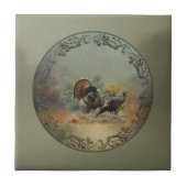 野生の七面鳥 タイル (正面)