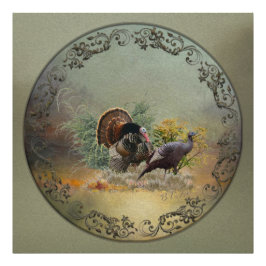 野生の七面鳥 フォトプリント           